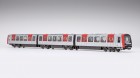23018 VK Modelle Articulated 3 Unit Rail car DT5 of U-Bahn Hamburg (motorized) 2-Rail DC